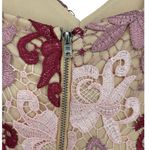 Lulus  Endless Elegance Mauve Multi Crochet Lace Bodycon‎ Midi Dress Size Medium Photo 11