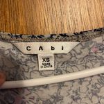 CAbi  Floral Flutter Sleeve Multicolored Chic Business Casual Blouse Size XS Photo 3