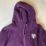 American Eagle  Purple Fleece Jacket Small Photo 2