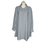 Adrianna Papell Button Front Tunic Shirt Women’s Plus Size 2X Photo 2