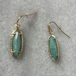 Kendra Scott Emma 14K Gold Over Brass Amazonite drop turquoise Earrings New OS Photo 4