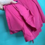 LYANER Women's Off Shoulder Wrap Tie Up Back Ruffle Short Sleeve Romper Pink Size M Photo 2