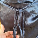 ASOS  DESIGN Cowl Neck Mini Dress With Drape Skirt Blue Satin Size 14. NEW Photo 10