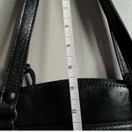 Patricia Nash  Chantilly Lace Poppy Tote Genuine Leather Black and White Photo 7