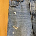 Levi's  501 High Rise Skinny Leg Button Fly Distressed Jeans Size 24 Photo 6