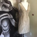 J.Crew Alisanne Dress 0 in Silk Taffeta Natural Cocktail Wedding Event Occasion Photo 1