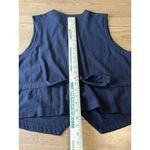 Victoria Jones Cotton Vest Medium Animal Safari Embroidered Teacher Casual Photo 5