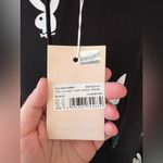 Playboy  x Missguided Tall NWT Women’s Black All Over Logo Hoodie Dress‎ Size 10 Photo 9