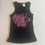 ORANGE COUNTY CHOPPERS Black Racerback Women’s Tank Top 2000s Y2K Large Pink Photo 3