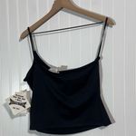 VTG Y2K Mirrors Black One Shoulder Rhinestone Starburst Stretch Top XL Made USA Photo 1