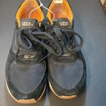 Vans Men's Black Orange UltraCush Suede Athletic Trainer Sneaker sz 7 minimalist Photo 4