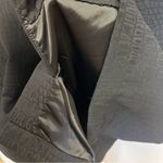 Tahari cap sleeve textured black dress with back slit size 14 Photo 8