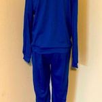 Women's Two Piece Outfits Sets Long Pants Casual Matching Clothing M,L,XL,2XL Blue Size M Photo 5