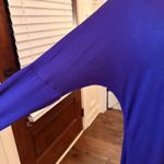 brenda's Brenda’s EUC 3/4 Dolman Sleeve Dark Purple Oversized Shirt/Tunic Photo 3