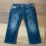 Miss Me  Signature Cuffed Capri Jeans Size 32 Photo 0