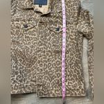 Lucky Brand  | Leopard Tomboy Trucker Denim Jacket Size Medium Photo 12