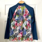 Reel Legends Quarter Zip Rash Guard Sz M Blue Size M Photo 4