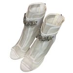 Karl Lagerfeld Paris Blayze Peep Toe Mesh Stiletto Heel Ankle Bootie Size 9.5M Photo 8