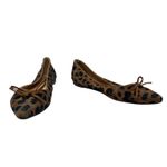 Schutz  Leopard Print Pointed Toe Ballet Flats Size 37 US‎ 7 Photo 3