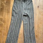 Vintage Wool Plaid Checkered Pants Brown Photo 1