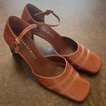 Gianni Bini Gianna Bini Caramel Brown Leather Pumps - size 7 Photo 7