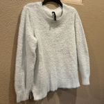 Gaiam  Cozy White Women's Eyelash Sweater Photo 3