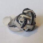 Stainless‎ steel heart ring size 8 White Photo 1