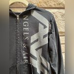 Angels & Airwaves "Highend Fleece" Distressed Vintage Zip Hoodie Black Medium Photo 4