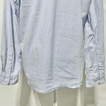 Abercrombie & Fitch  Striped Stretch Cotton Button Down Shirt Blue White Size XL Photo 11