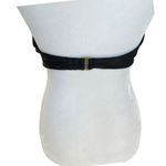 ANDIE Swim - The Scala Black Bikini Strapless Bathing Suit Top Sz L Photo 6