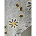 Mi Golondrina Blue Embroidered Midi Dress Mexican Artisan Size S Photo 7