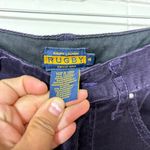 Ralph Lauren  Rugby Corduroy Pants Zipper Ankle Flat Front Womens Purple Size 4 Photo 2