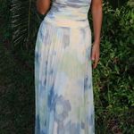 Abercrombie & Fitch Giselle Drop-Waist Mesh Maxi Dress Photo 1