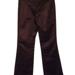 Cache Purple Velvet Thin Corduroy Rhinestone Button Pant New Stretch NWT $118 Photo 0