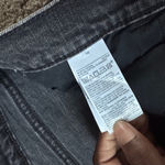 Old Navy  Black Mid Rise Denim Boyfriend Shorts SIZE 14 Photo 3