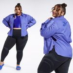 Reebok x Cardi B. Ruched-Sleeve Active Shirt, Plus Size 1X New with Tag Photo 1