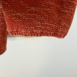 Coldwater Creek  Orange White Heather Creek Long Sleeve Sweater Sz. XL Photo 2