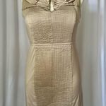 Chetta B  Tan Pleated Midi Dress (895) Photo 0