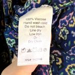 Rhode Gathered printed sateen maxi dress royal blue size S C3 Photo 6