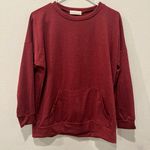 Red Long Sleeve Sweatshirt Size M by Perfect Peach Size M Photo 0
