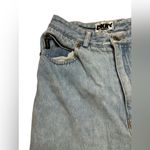 DKNY Vintage Jeans High Rise Straight Leg 100% Cotton “In Women We Trust” Patch Photo 3