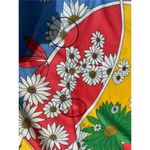 Vintage Mumu Robe Nightgown House Coat Disco 70s Grannycore Floral Womens Blue Size M Photo 10