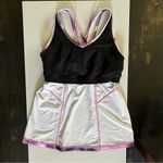 Lululemon Athletica Strap It Like It's Hot Tank Blooming Pixie Multi Black sz 10 Photo 6