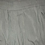 Three Dots Olive Green Wide-Leg Pants pull on elastic waist scandi girl comfort Photo 7