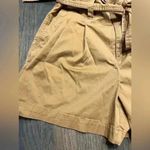 A New Day A New Day High-Waisted Paperbag Shorts with Belt Tan Size 8 F40 Photo 4
