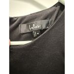 NWT Lulus Forever Chic Black Long Sleeve Dress Women’s Medium Lined Formal Dance Photo 3