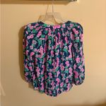Lilly Pulitzer  Elsa Top in Navy De Vine Oyster Bay Photo 3