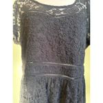 Torrid Black Lace Short Sleeve Fit Flare Dress 16 boho whimsi goth Victorian y2k Photo 1