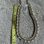 Badgley Mischka NWT Badgley Mushka  Pearl Turquoise Necklace Set Rhinestone Wedding Photo 7