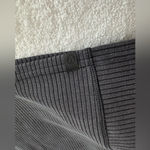 Lululemon $58 Softstreme Ribbed Cropped Tank Top Black Grey 6 S XS Photo 4